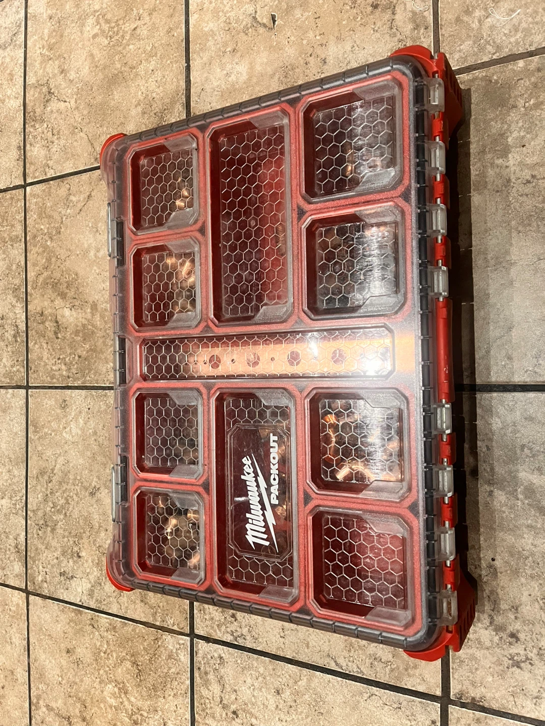 Milwaukee PACKOUT Organizer with Assorted Copper Fittings