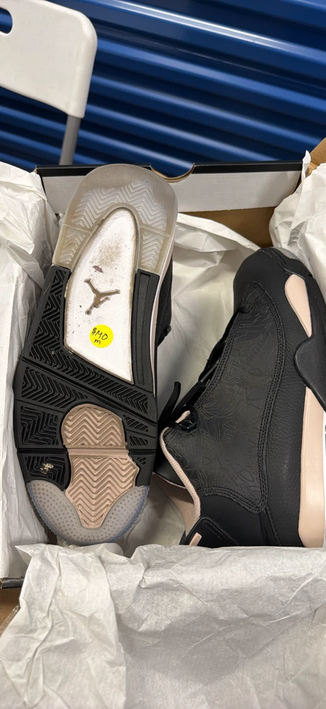 Air Jordan 4 Retro SE GS 'Whispers of the Past' Black/Tan - photo 2
