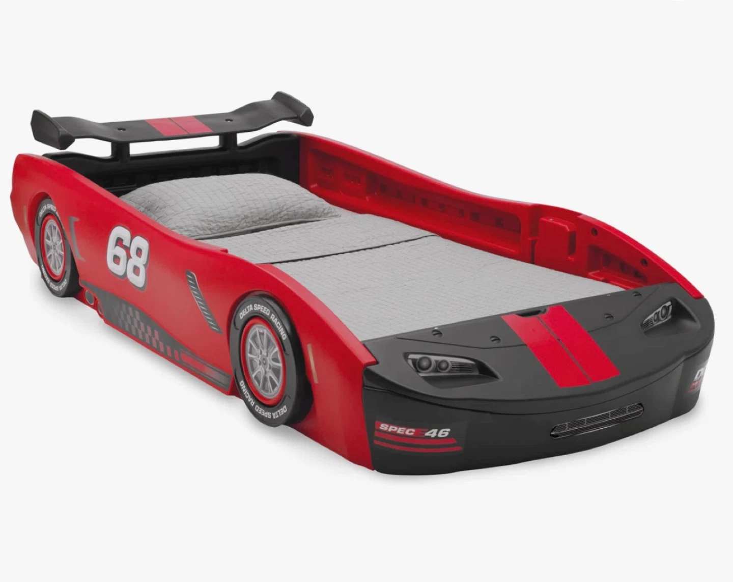 Kids Race Car Bed - Red - photo 2