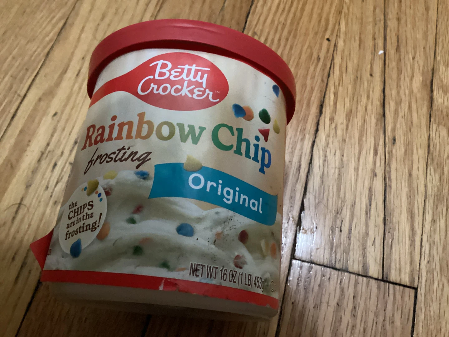 Unopened Betty Crocker Rainbow Chip Frosting Original
