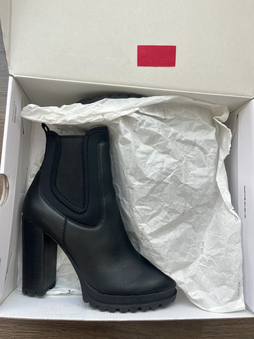 ALDO Black Heeled Boots - photo 3