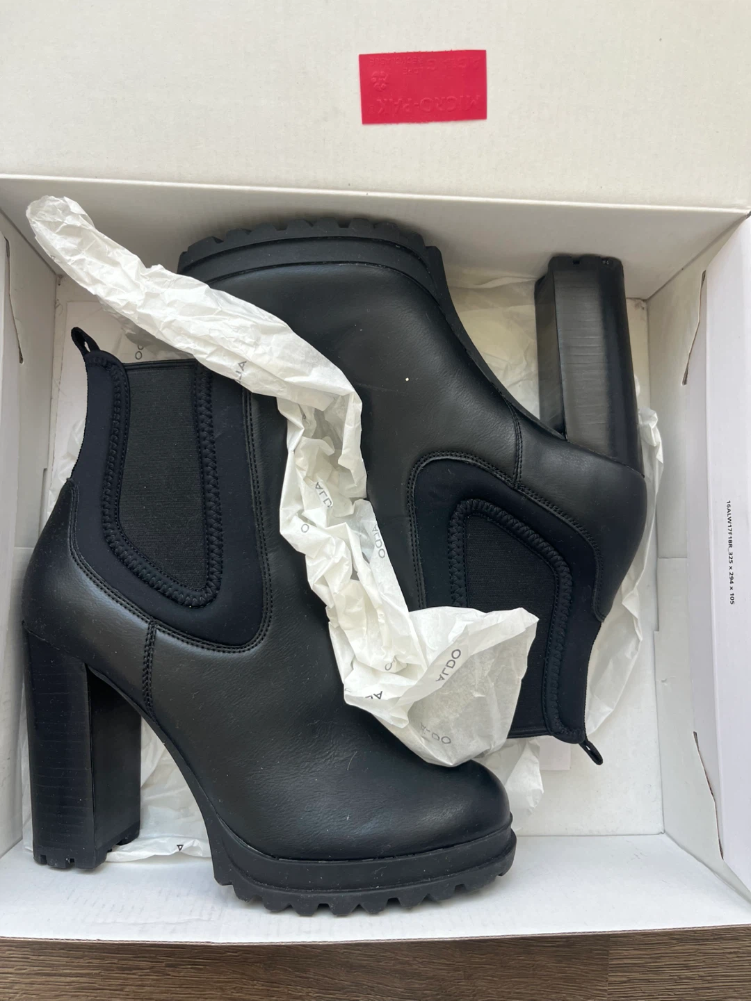 ALDO Black Heeled Boots - photo 2