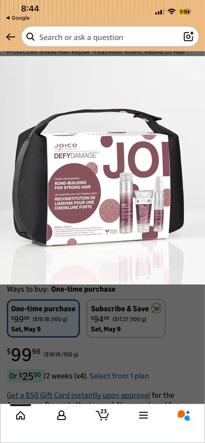 Joico Defy Damage Bond-Building Hair Essentials Kit