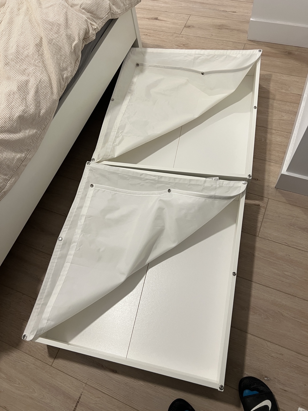 IKEA White Under-Bed Storage Box - photo 3