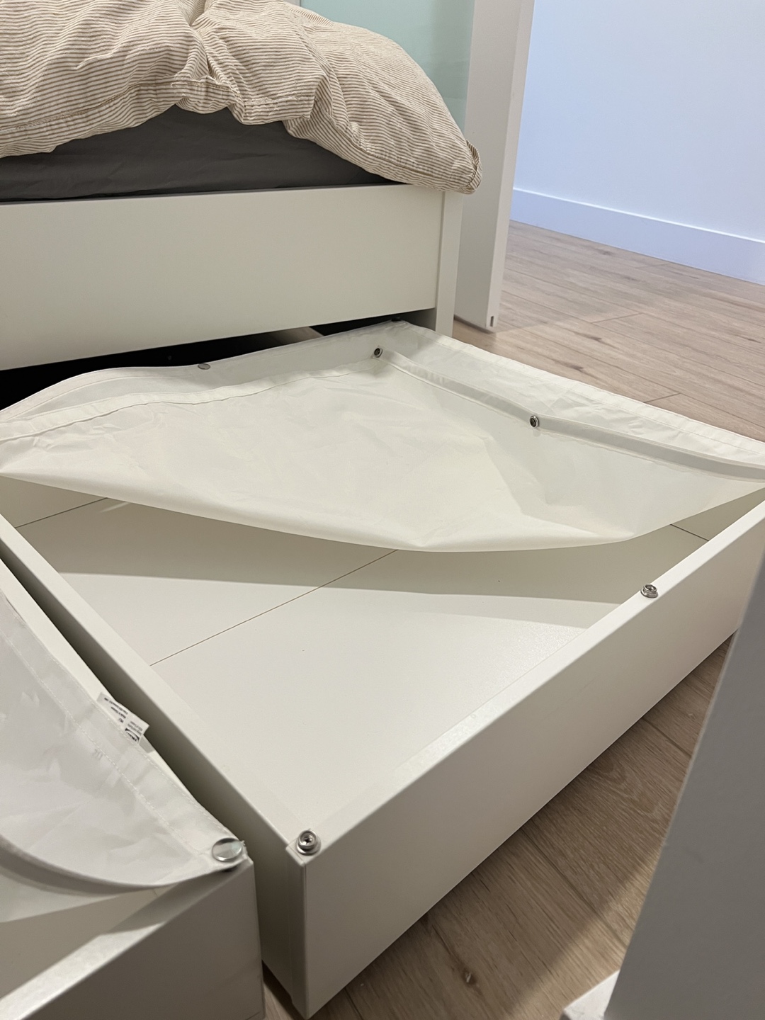 IKEA White Under-Bed Storage Box - photo 2