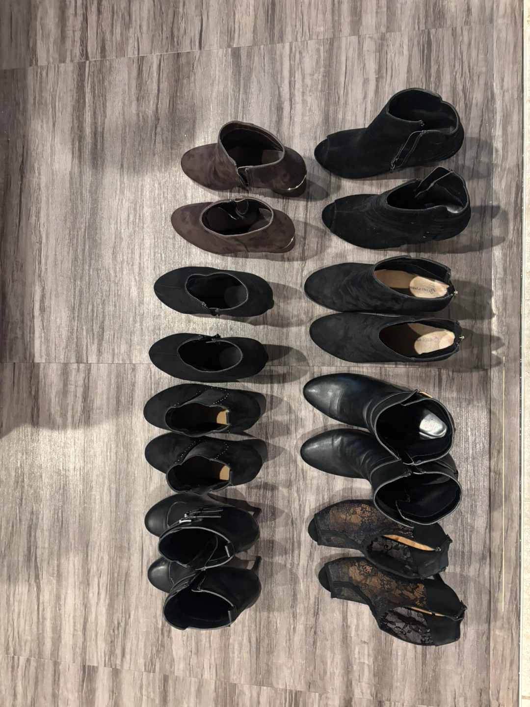 $65 for all of them size 9
