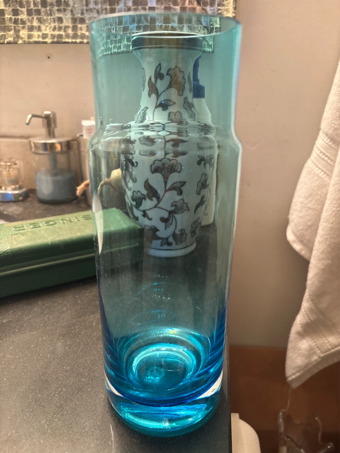 Blue Glass Vase
