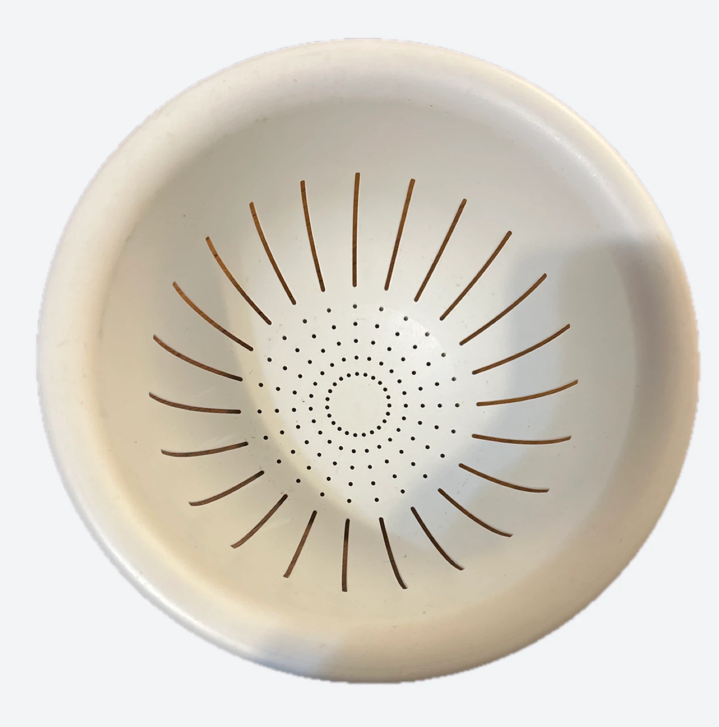 White Plastic Colander