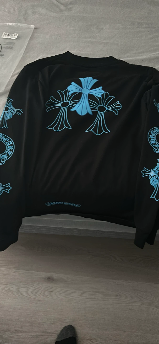 Chrome Hearts Long Sleeve Shirt - Black & Blue - photo 2