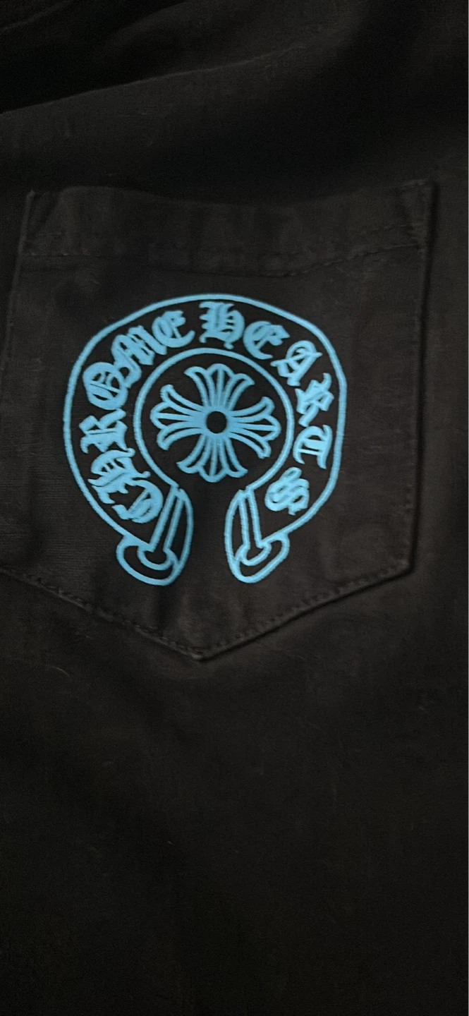 Chrome Hearts Long Sleeve Shirt - Black & Blue