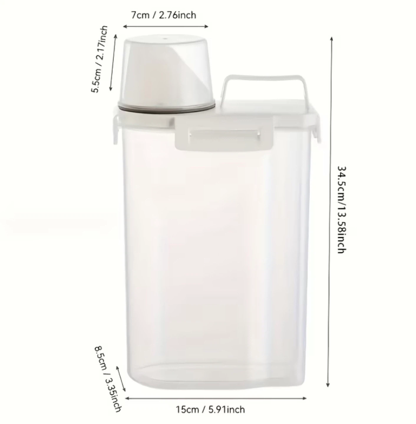 4 Piece Clear Food Storage Container Set - photo 2