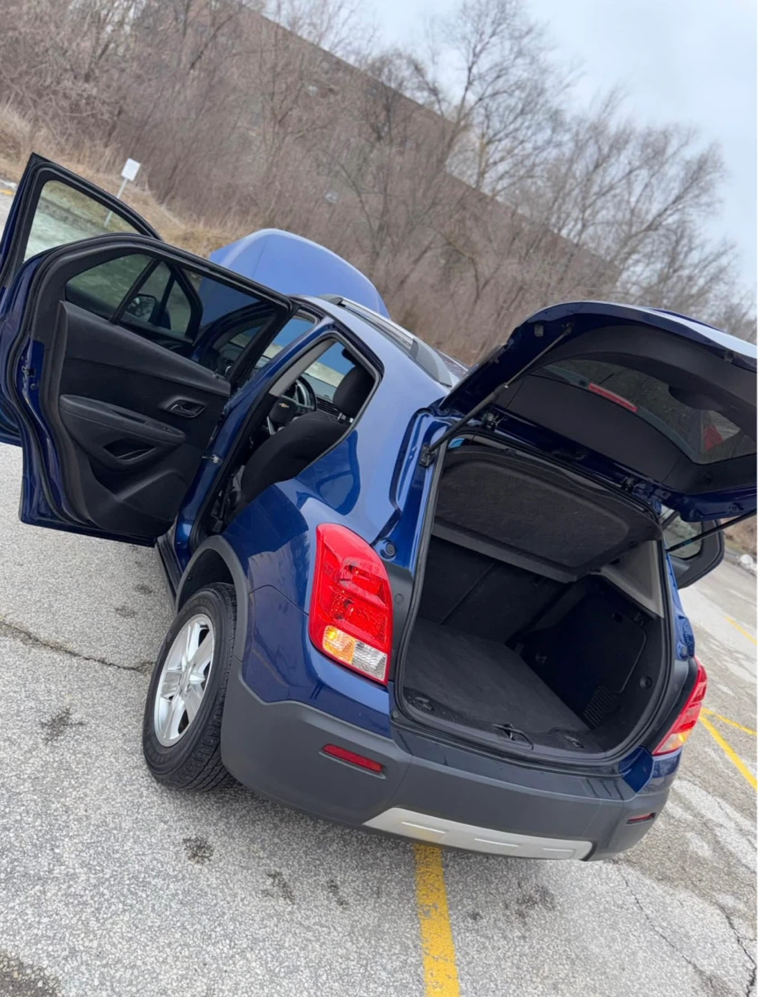 Blue Chevrolet Trax