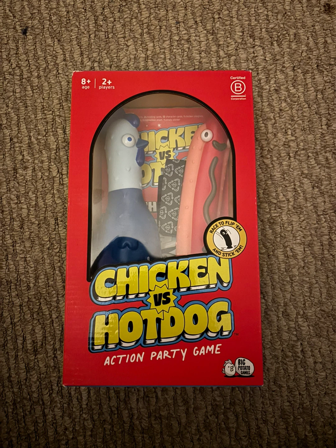 Chicken versus hotdog game