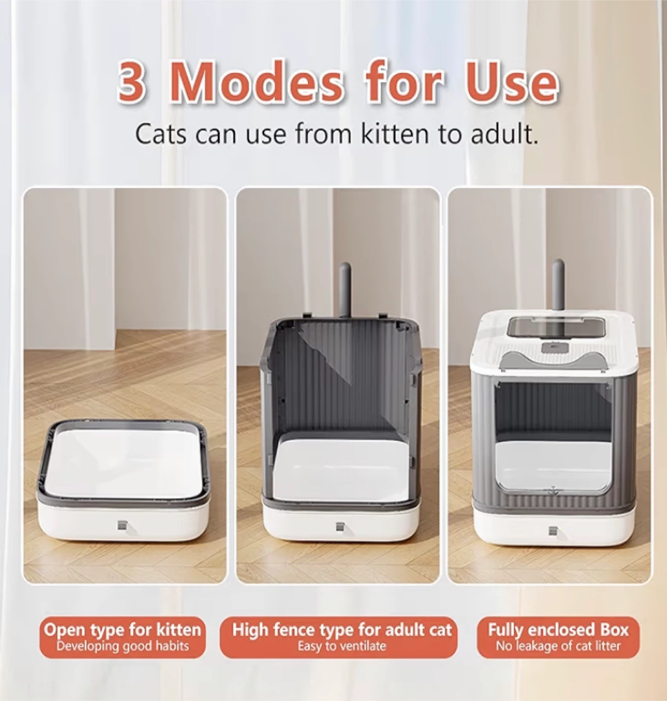 MOFOROCO Cat Litter Box - photo 2