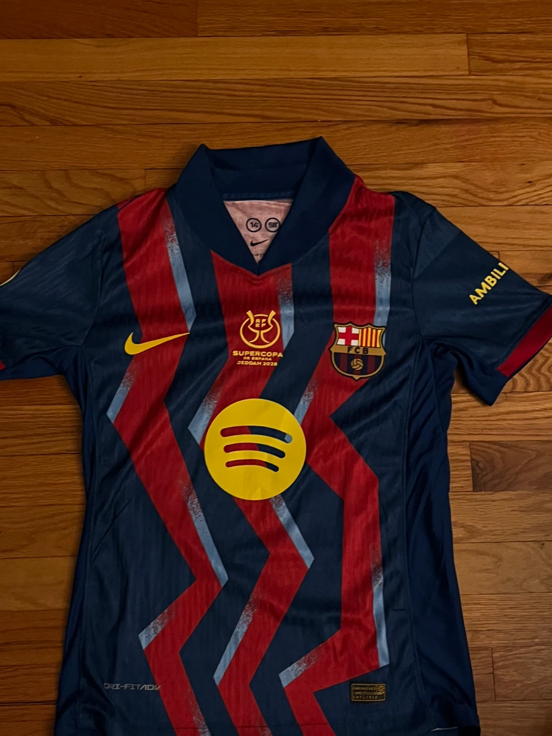 FC Barcelona Raphinha 11 Soccer Jersey Nike Supercopa 2022-23