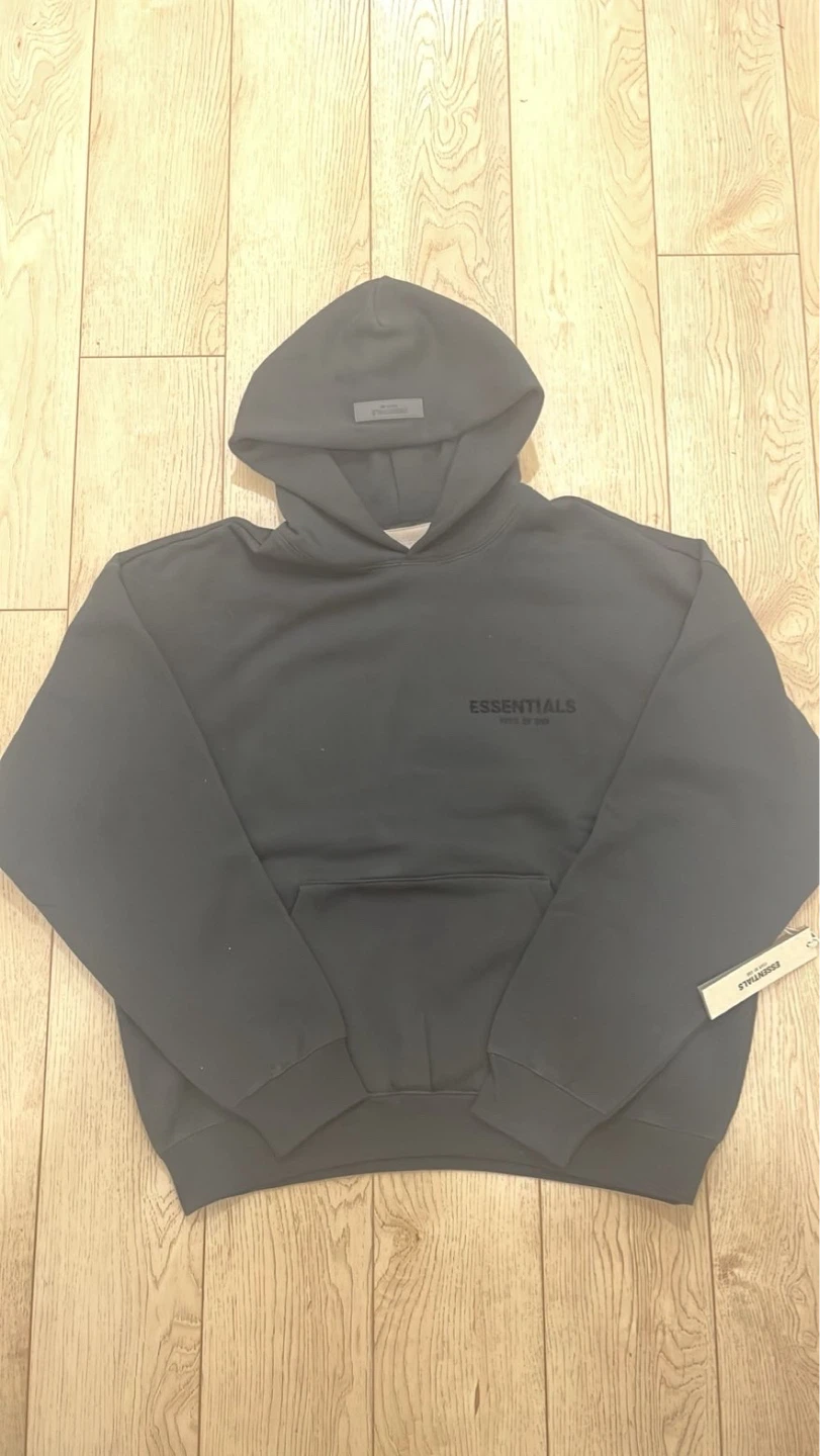 Black Essentials Hoodie