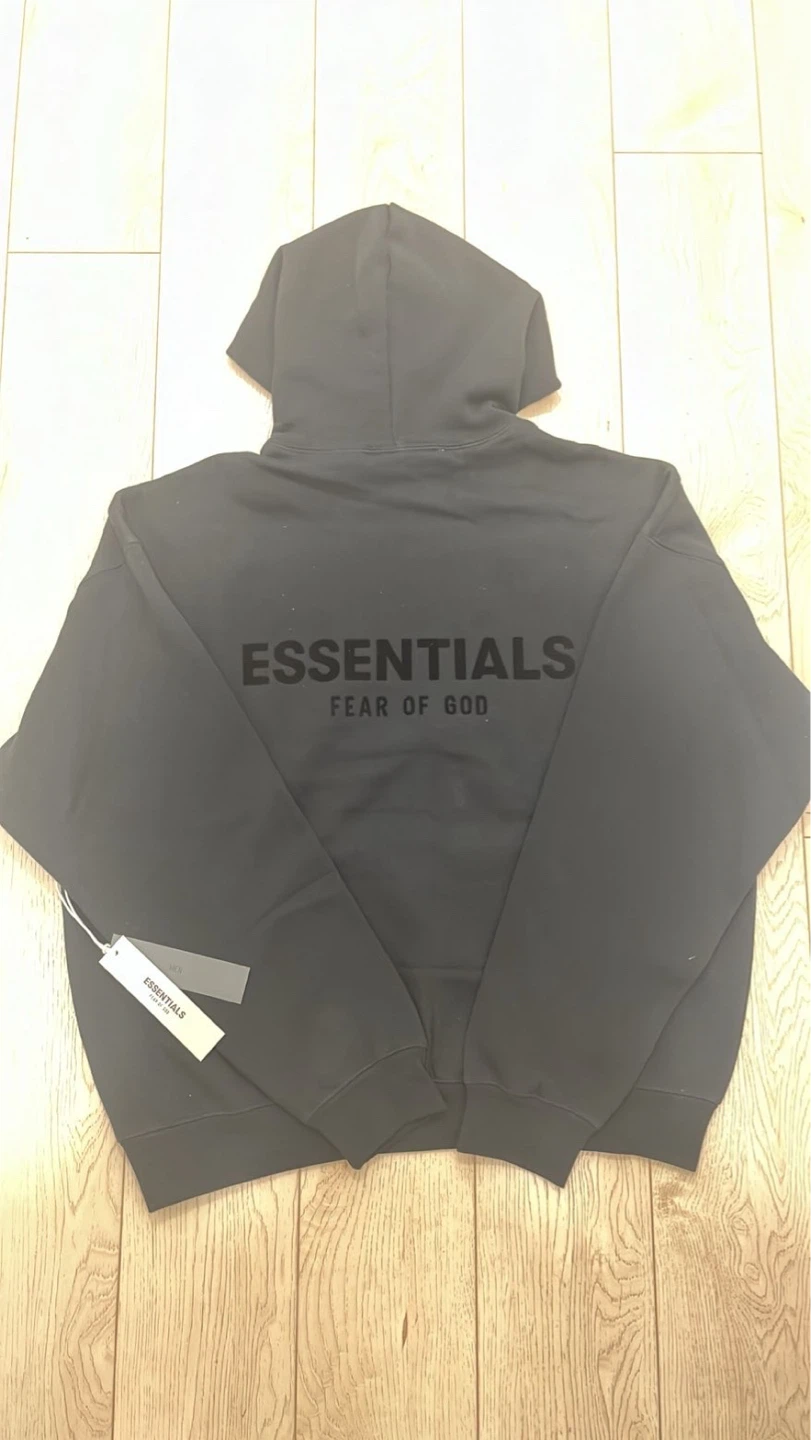 Black Essentials Hoodie - photo 3