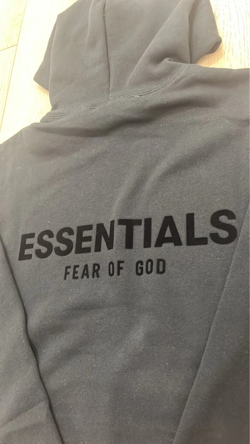 Black Essentials Hoodie - photo 5
