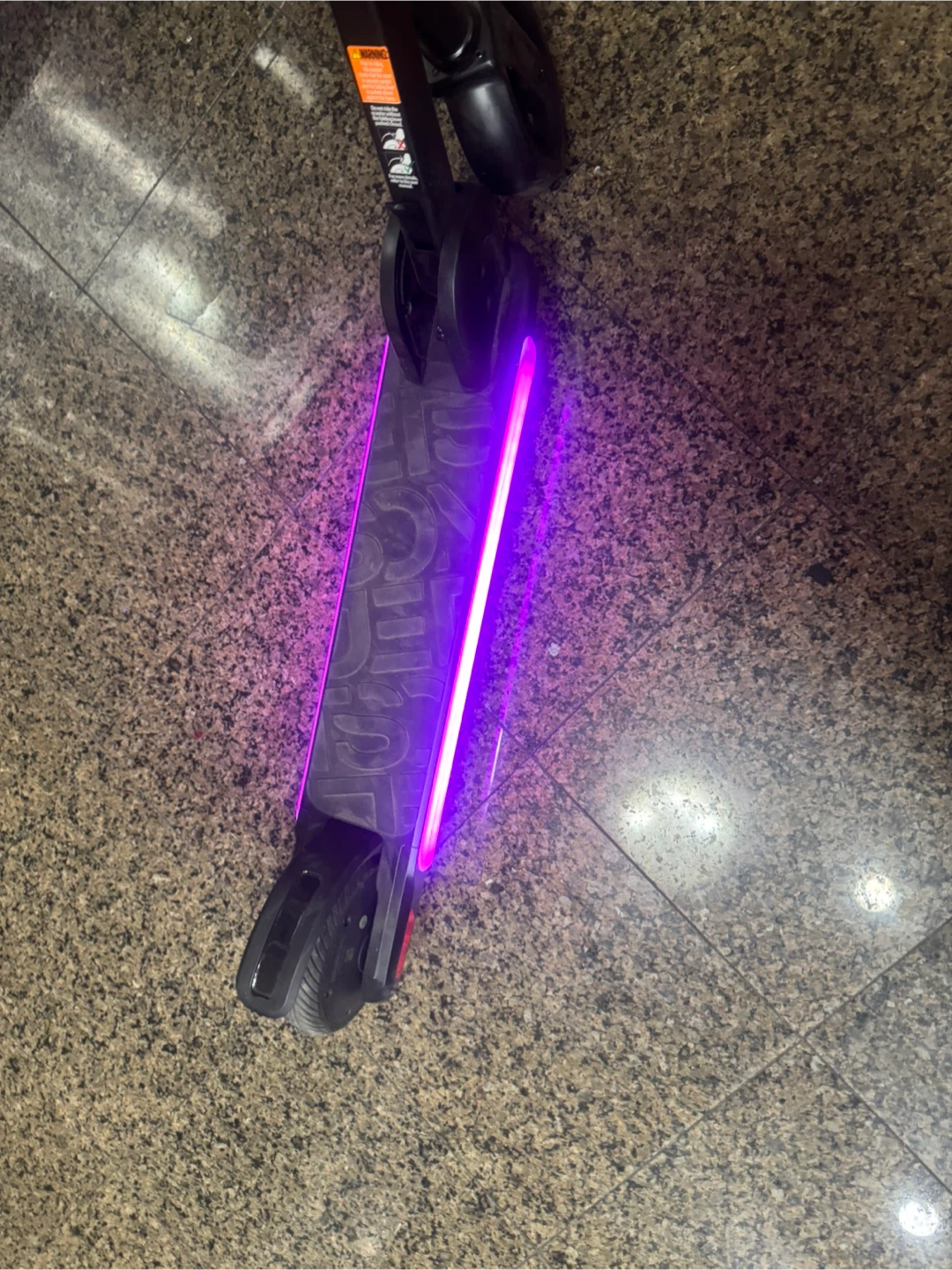 Electric Scooter with LED Deck Lights - photo 2