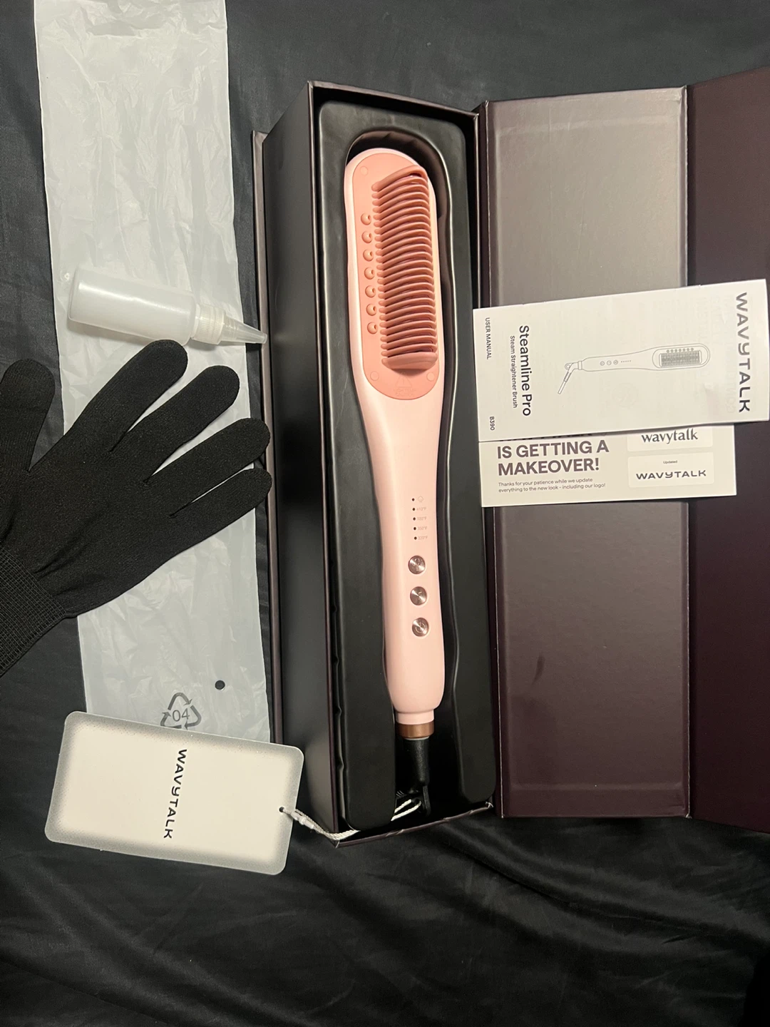 Wavytalk Pro Steam Hair Straightener Brush