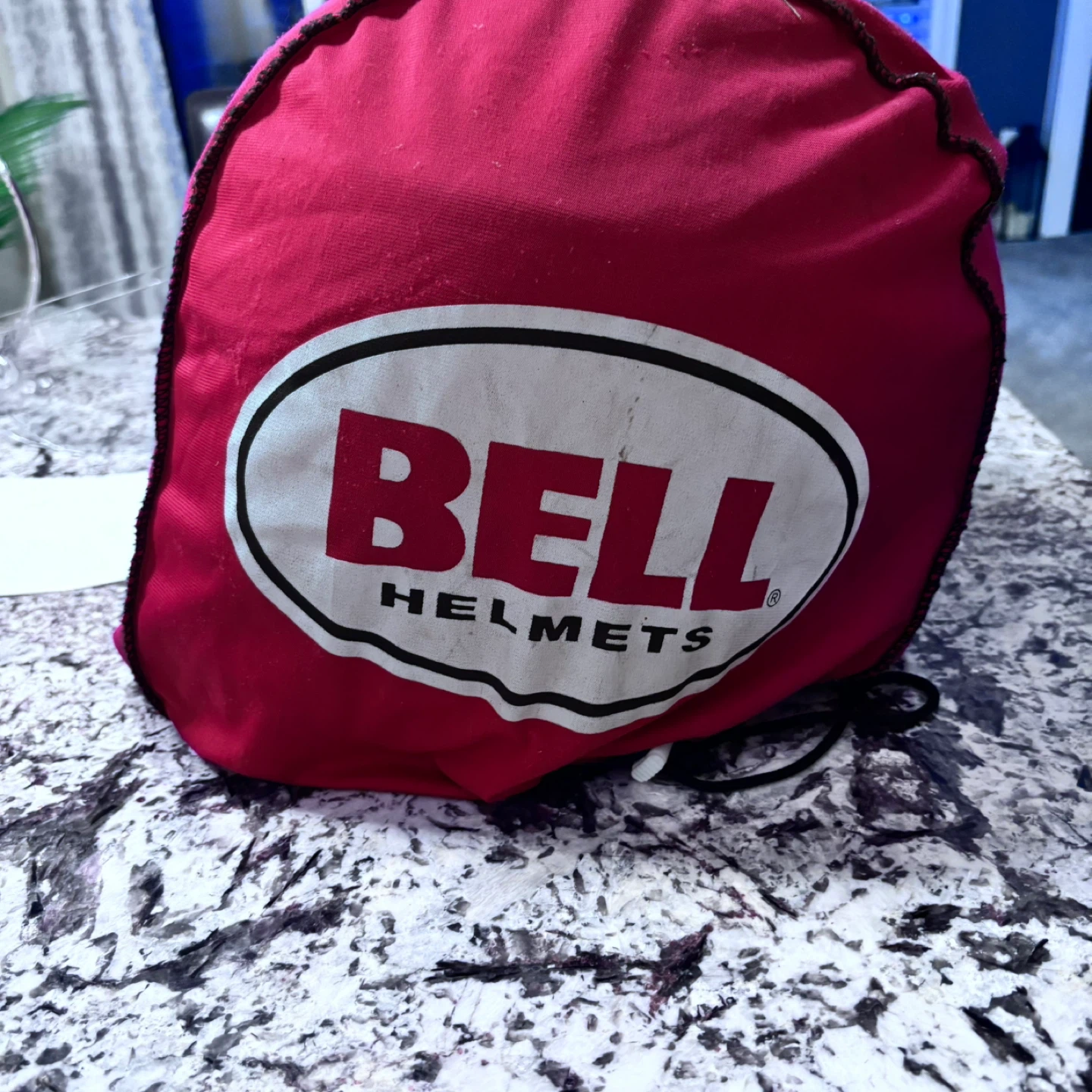 2 Bell motorcycle helmets