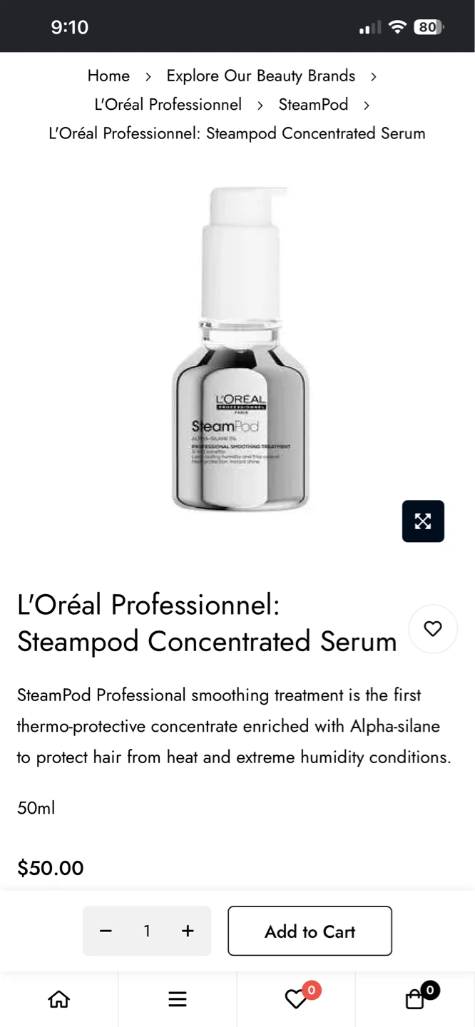 L'Oréal Professionnel Steampod Concentrated Serum 50ml