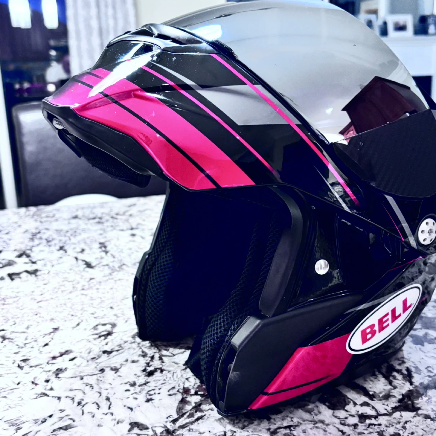 Bell Revolver EVO Motorcycle Helmet - Black/Red - photo 5