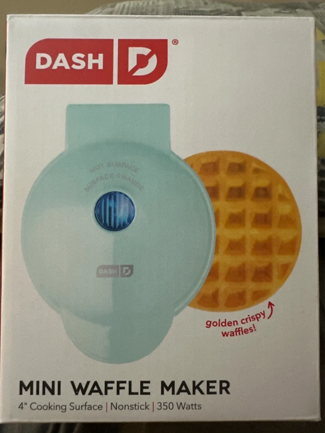 🆕 Dash Mini Waffle Maker Unopened