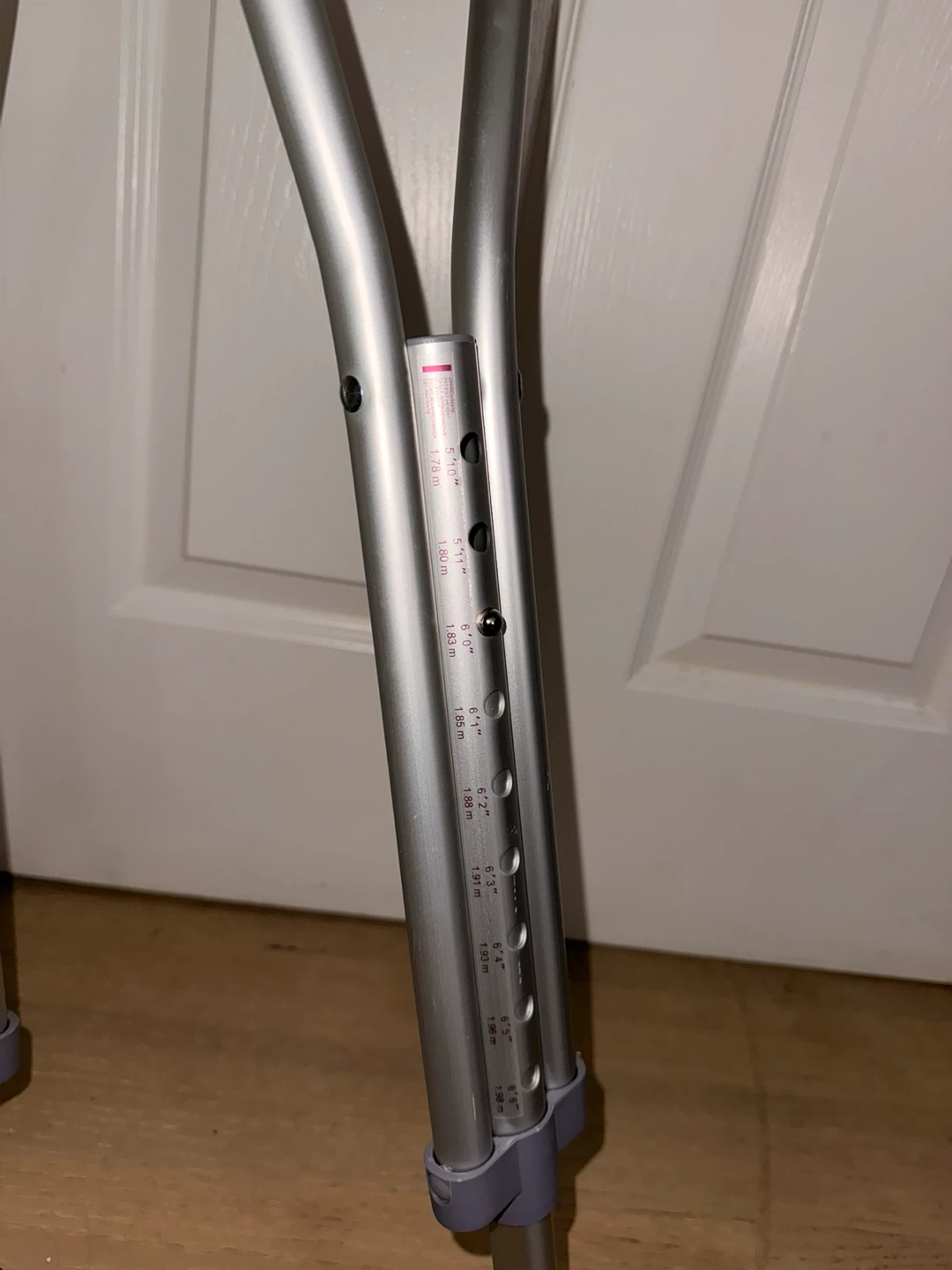Adjustable Aluminum Crutches - photo 3