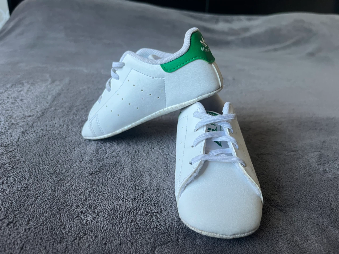 Adidas Stan Smith Crib Shoes - White & Green - photo 5