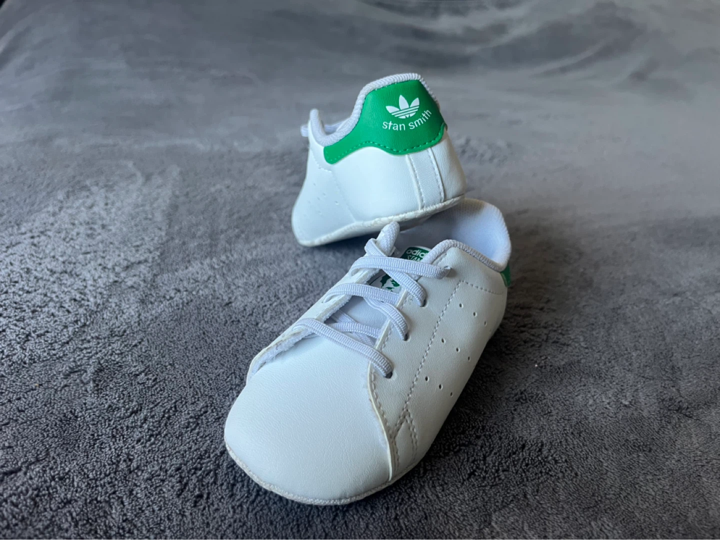 Adidas Stan Smith Crib Shoes - White & Green