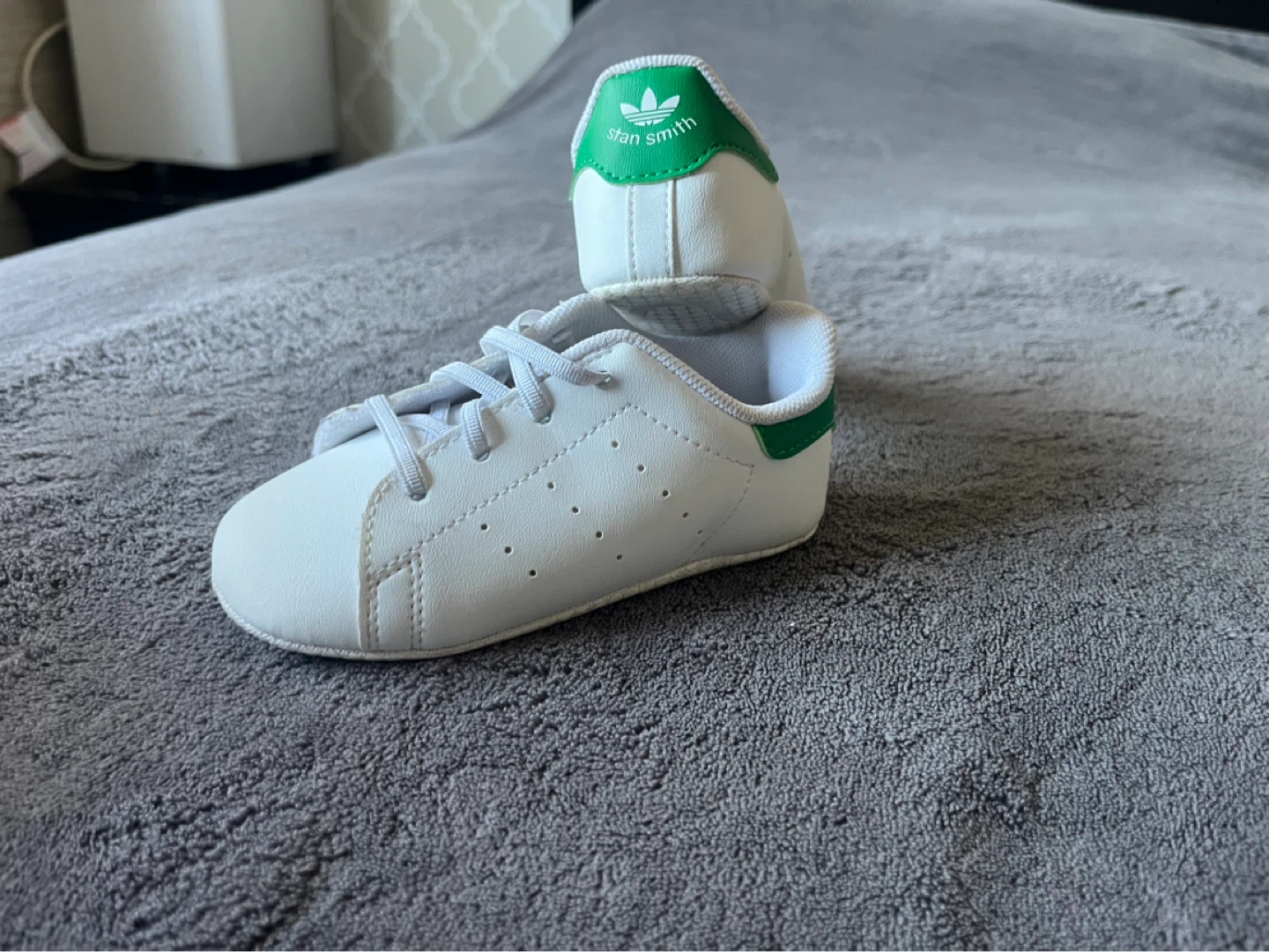Adidas Stan Smith Crib Shoes - White & Green - photo 2