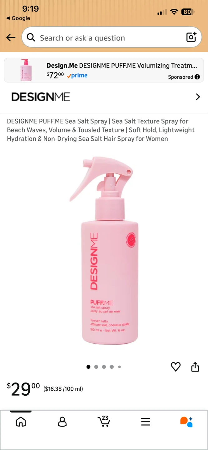 Design.Me PUFF.ME Sea Salt Spray