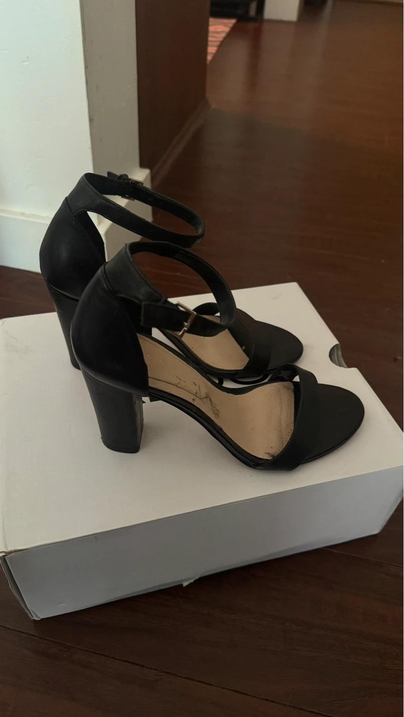 ALDO Black Heeled Sandals - Size 7.5