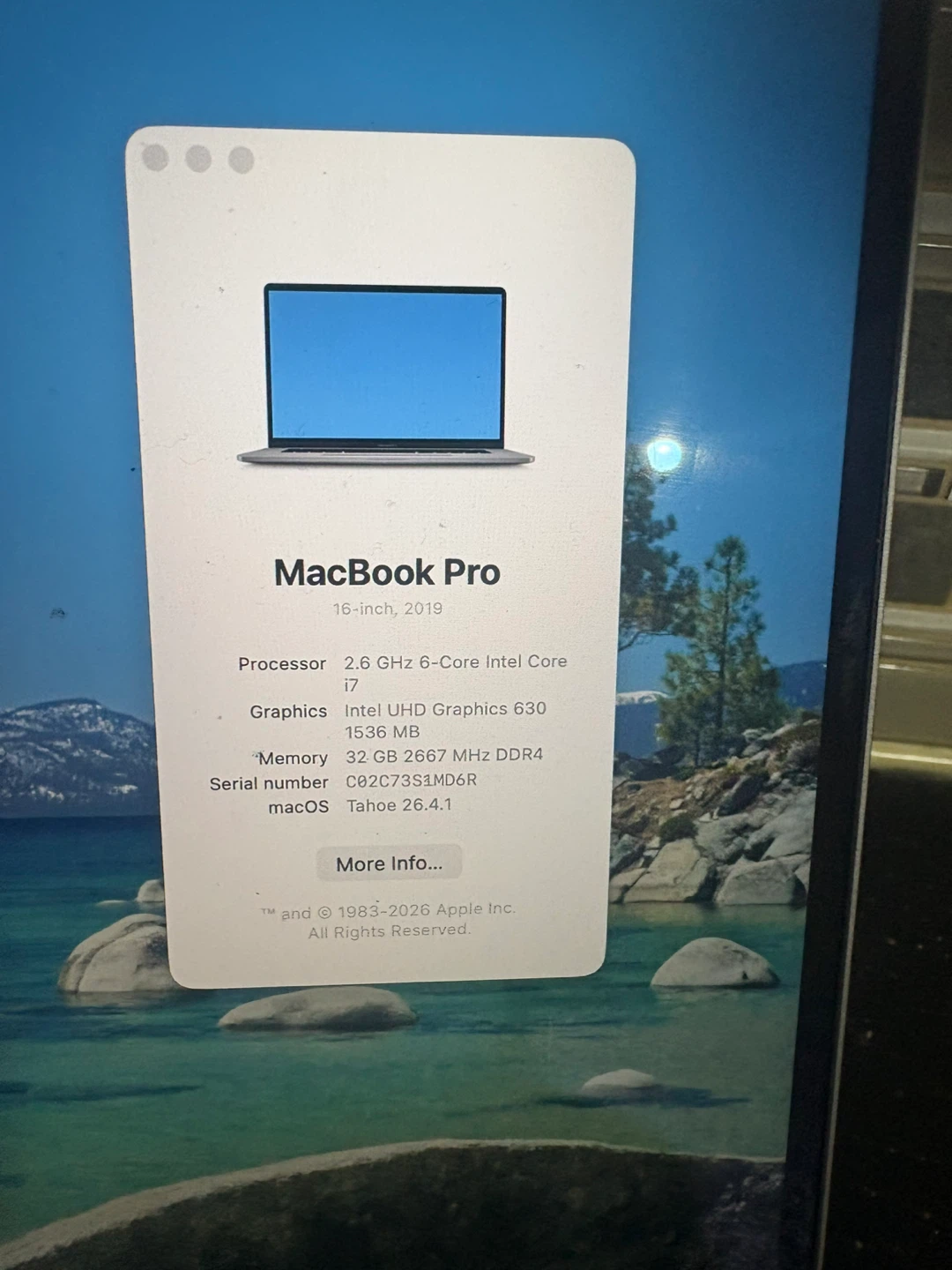 MacBook Pro 16-inch 2019 - photo 2
