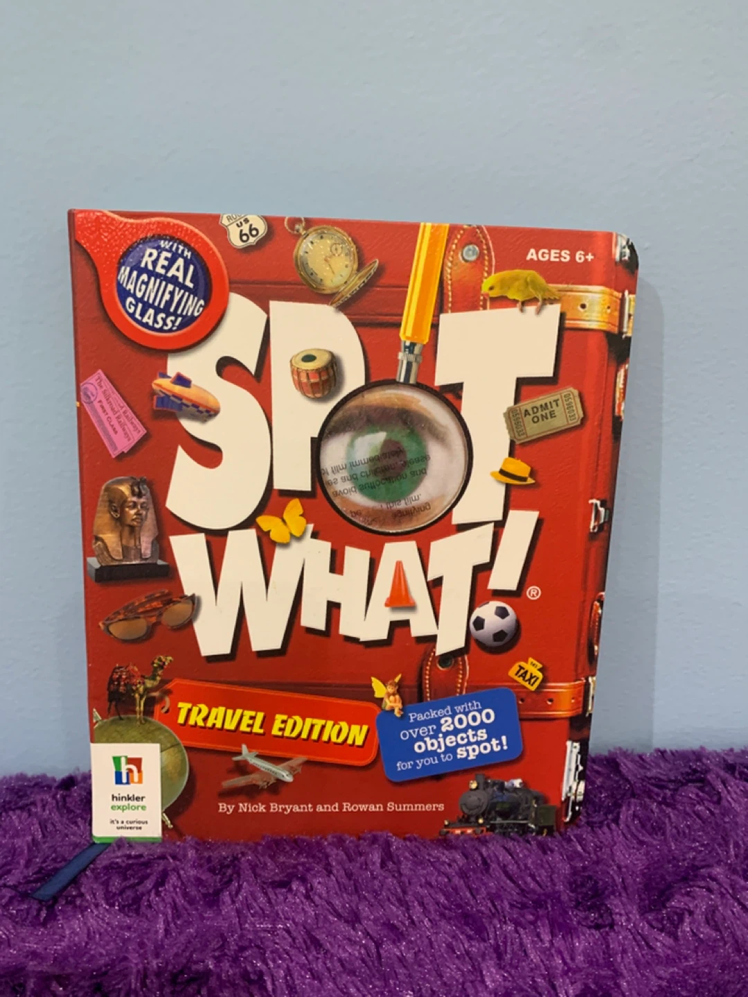 Spot What! Travel Edition Book with Magnifying Glass