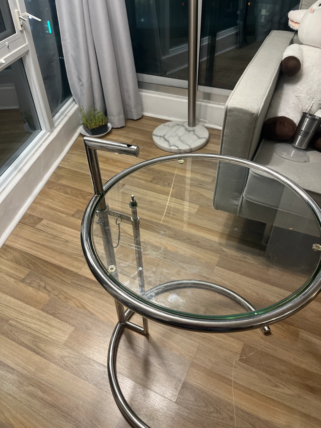 Wrought Studio Oryx Glass Top Coffee Table - photo 4