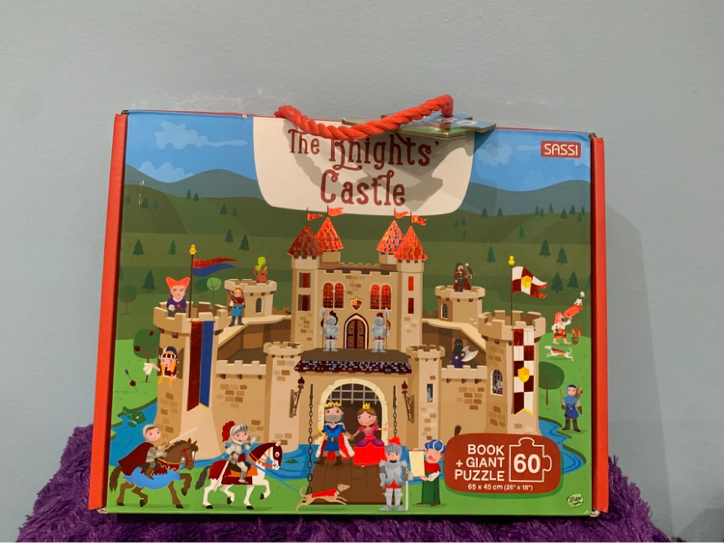 Sassi The Knights' Castle 60-Piece Puzzle & Book