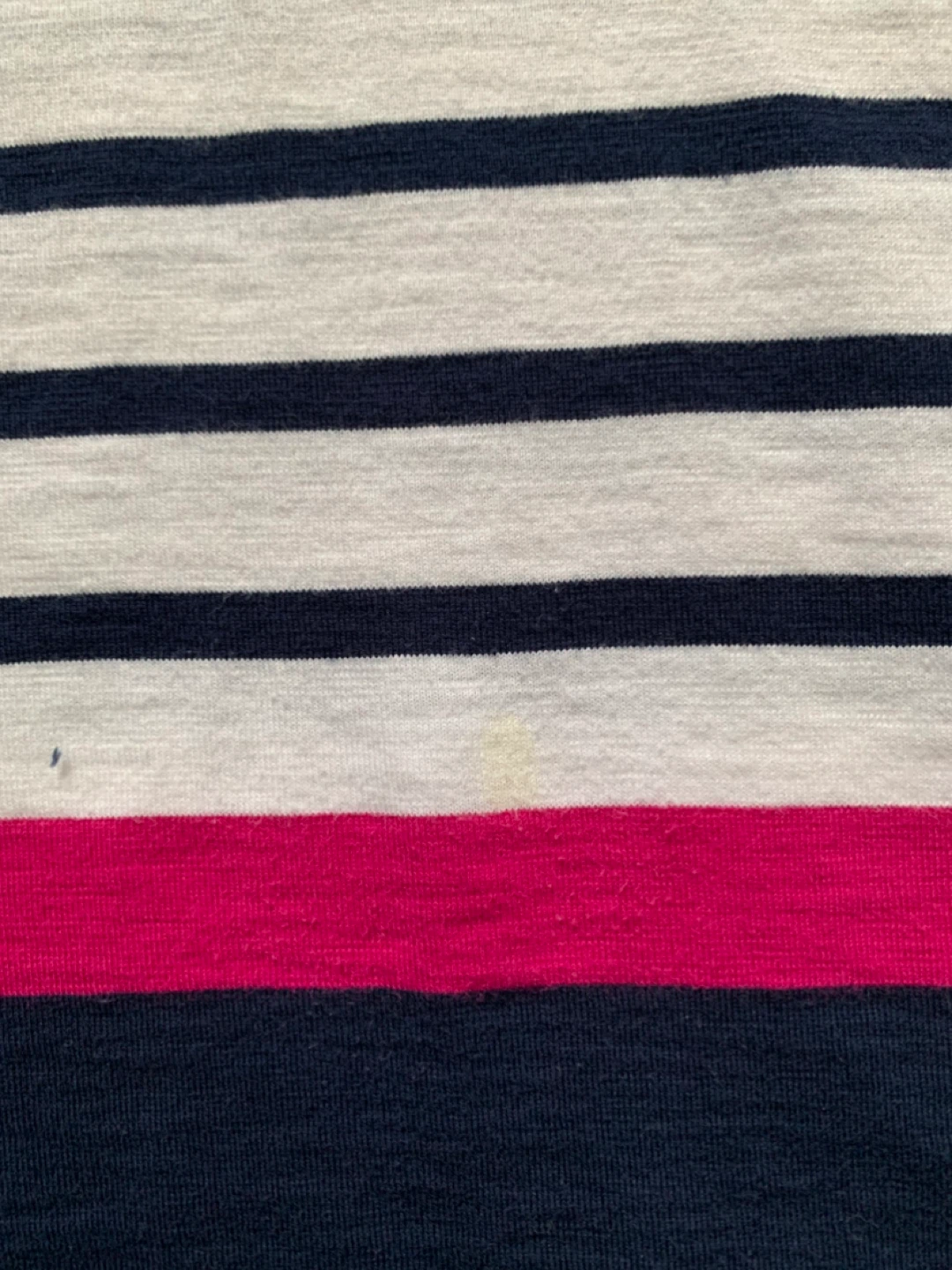 Striped T-Shirt Dress Size L - 2 Small Stains - photo 2