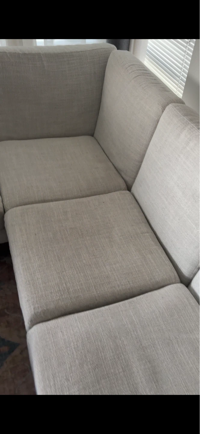 Article timber 93” Sectional Sofa - rain cloud grey - photo 5