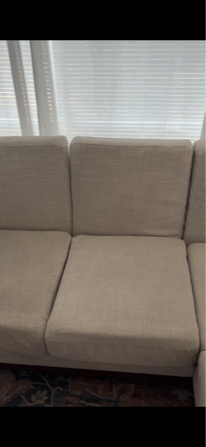 Article timber 93” Sectional Sofa - rain cloud grey - photo 3