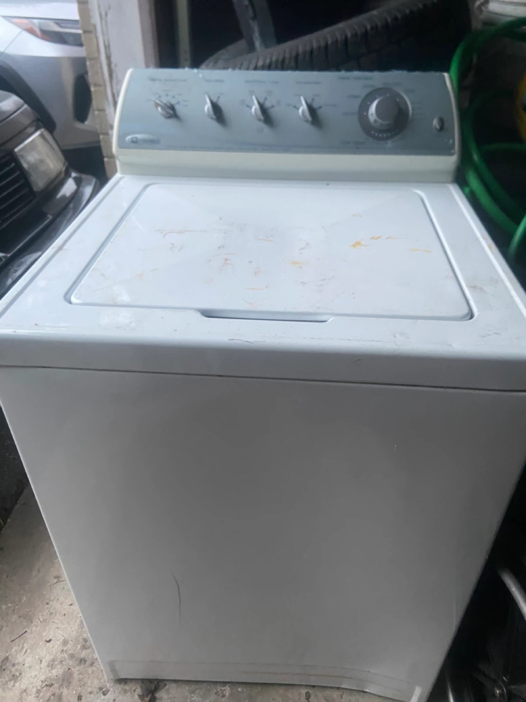 White Whirlpool Top Load Washing Machine - photo 3