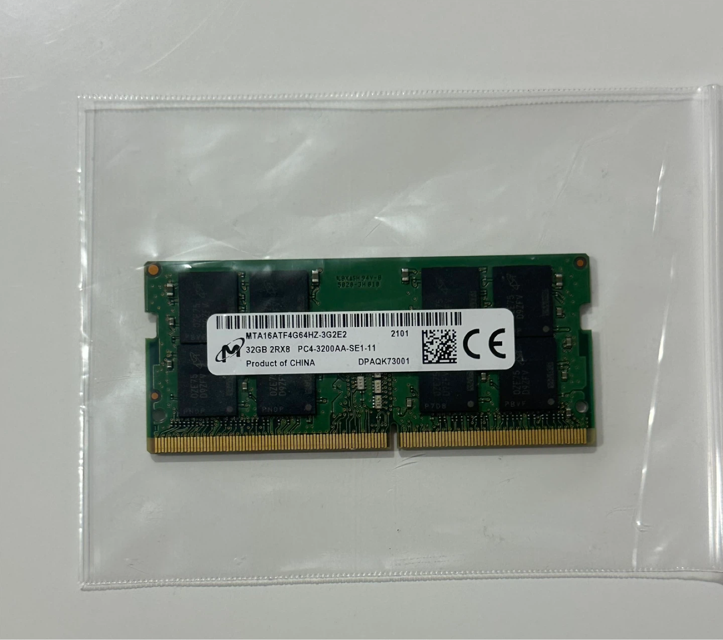 Micron 32GB DDR4 3200MHz Laptop RAM
