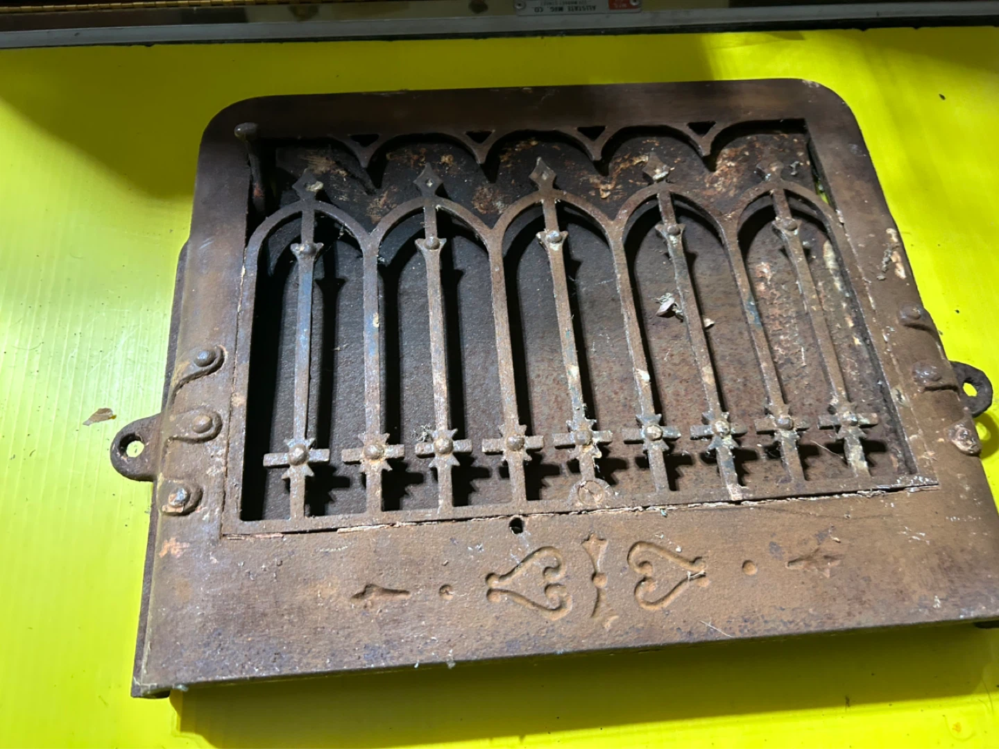 Antique Cast Iron Vent Cover