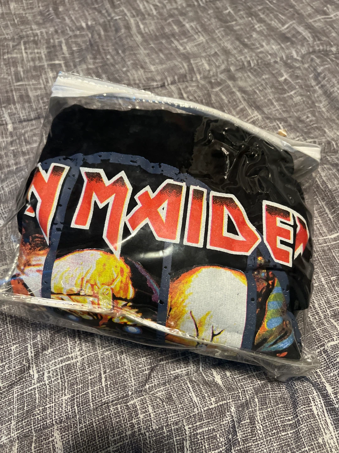 Brand New Iron Maiden 4XL/4TG Black Graphic Hoodie - photo 3