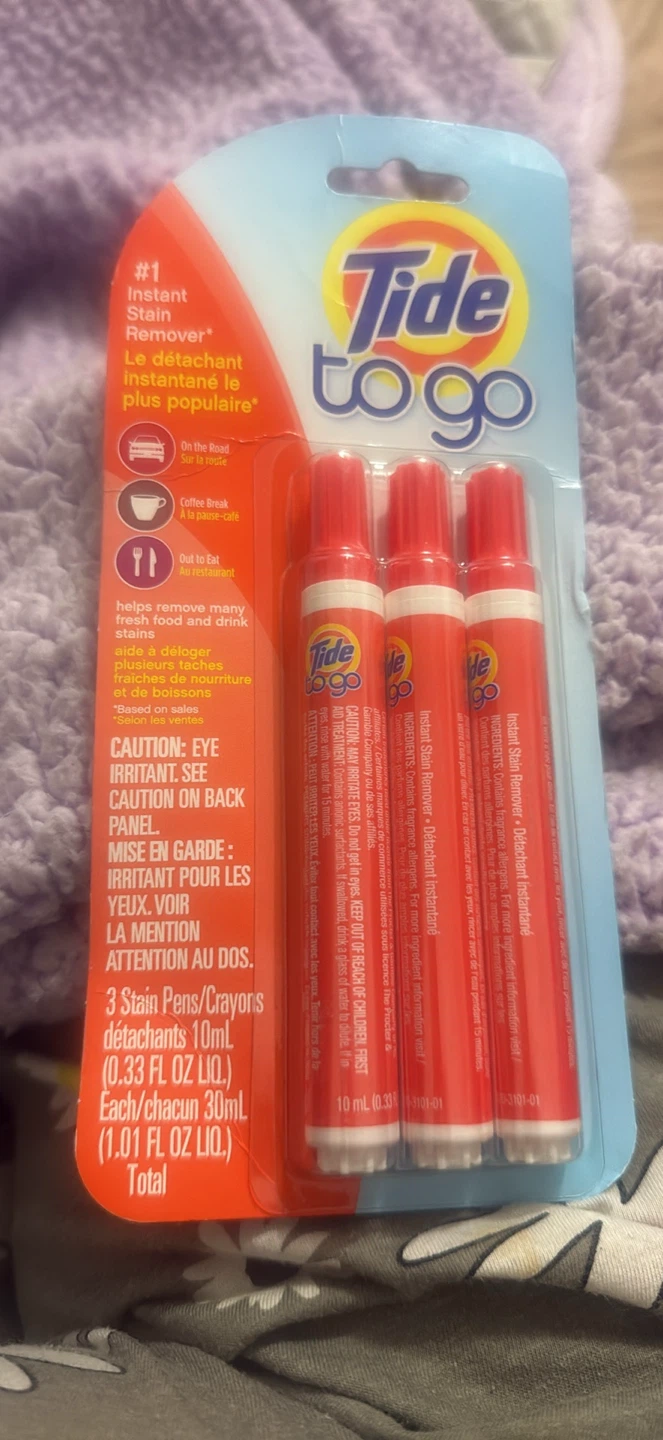 Tide To Go Instant Stain Remover Pens - 3 Pack