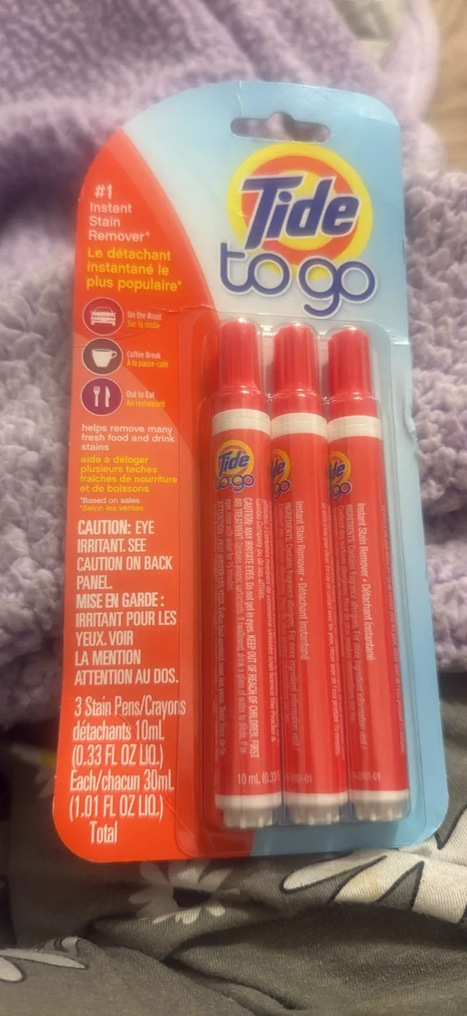 Tide To Go Instant Stain Remover Pens - 3 Pack