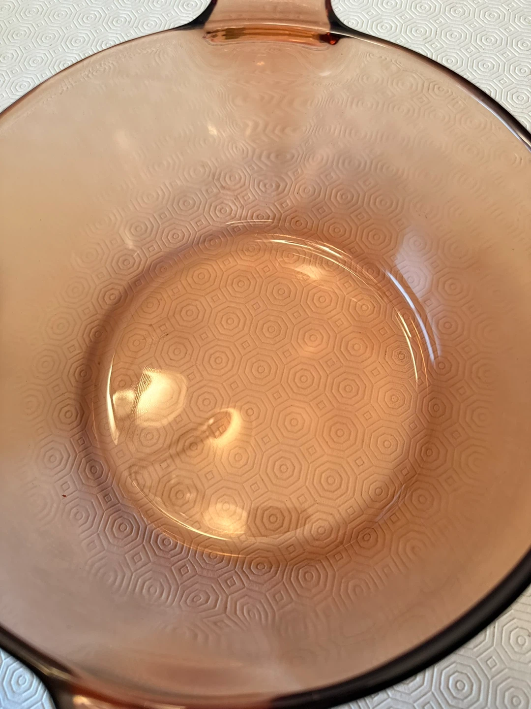 Amber Glass Casserole Dish with Lid - photo 2