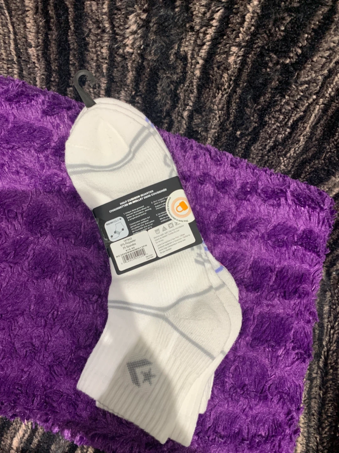 Converse Half Cushion Quarter Socks (3-Pack) - photo 2
