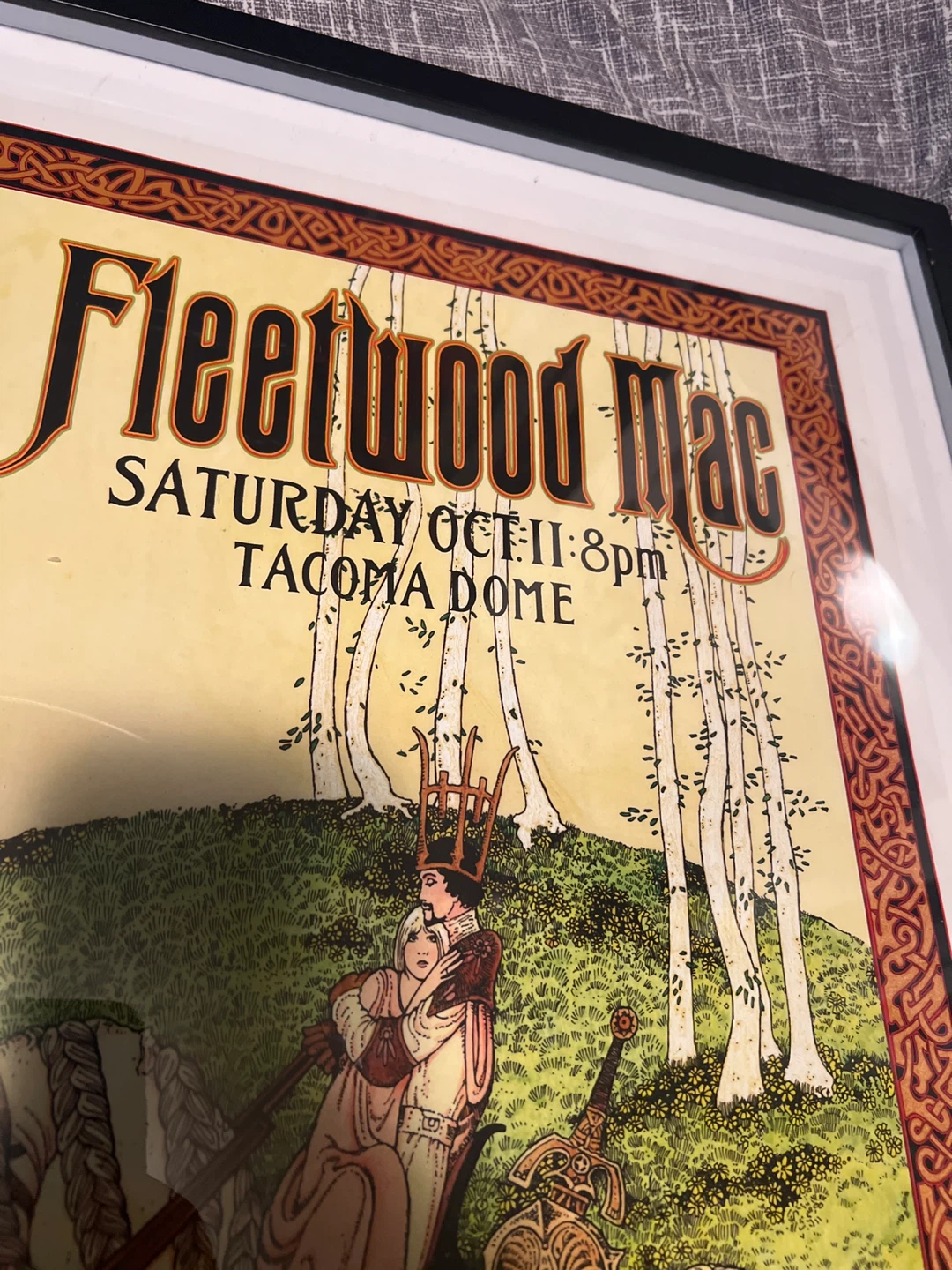 Framed Fleetwood Mac Concert Poster ‘97.  - Saturday Oct 11 - photo 2